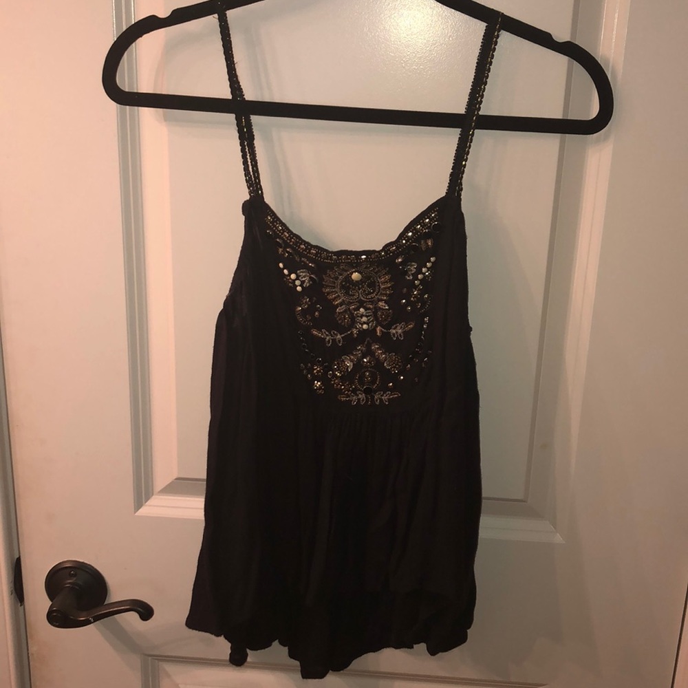 Fashionable beaded tank